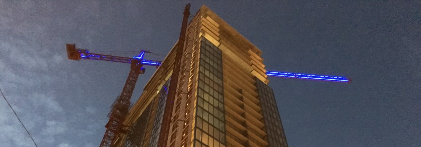 Old Town Park glow crane