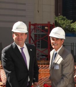 465 North Park topping out