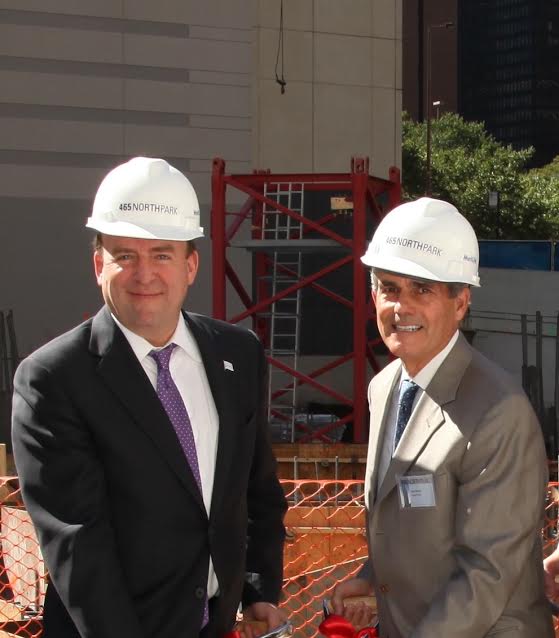 465 North Park topping out