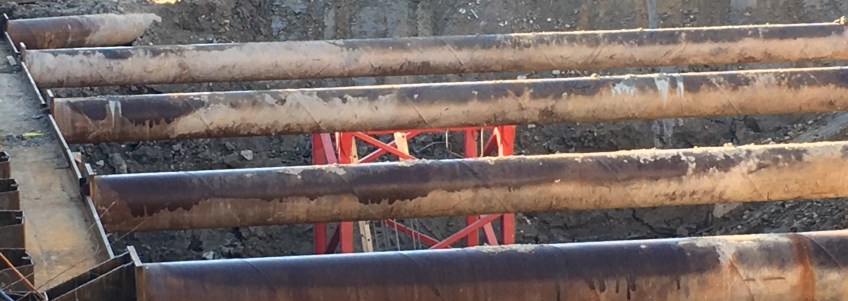 Belmont Village tower crane stub