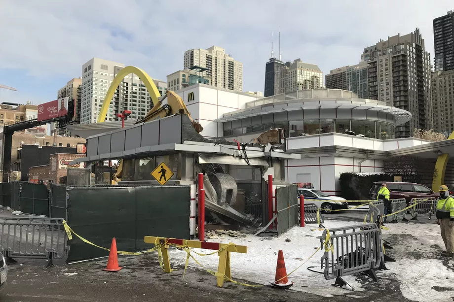 Rock and Roll McDonald's demolition