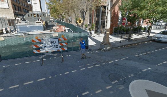 Google Maps Hoxton State and Green 