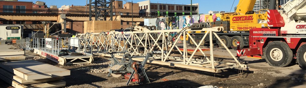 Twelve01West tower crane