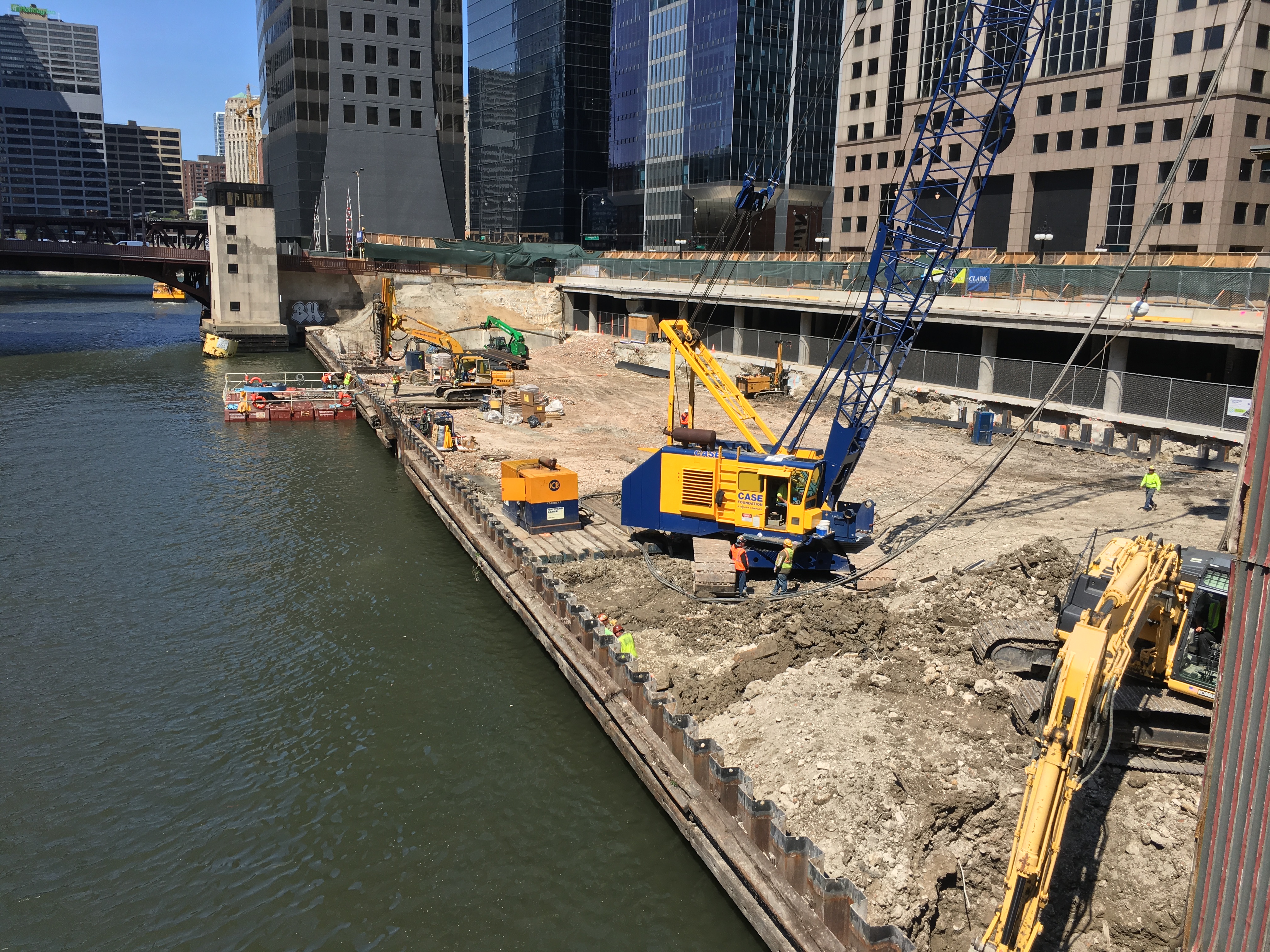 110 North Wacker Foundation work 