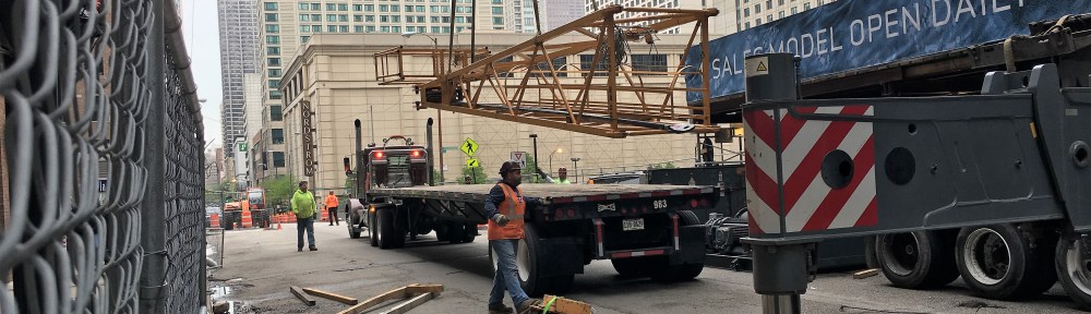 Renelle on the River crane removal