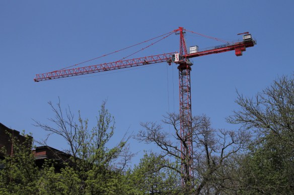 5252 South Cornell tower crane
