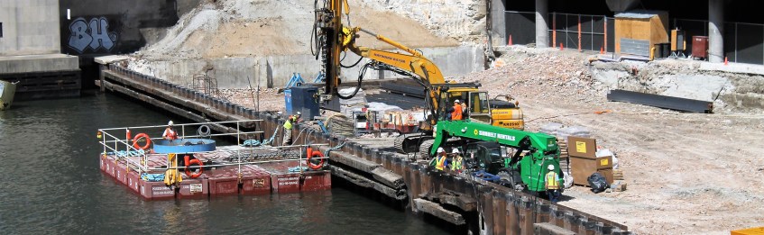 110 North Wacker Foundation work