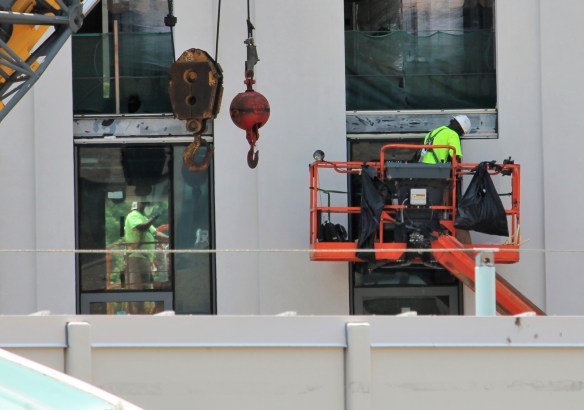 UIC Harrison Hall June glass