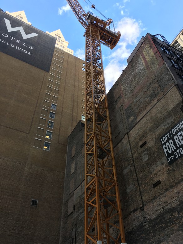 145 South Wells tower crane