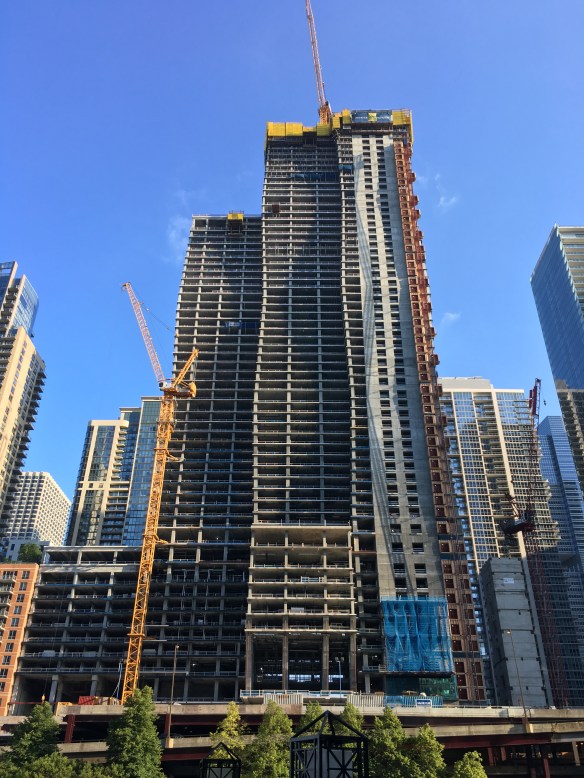 Vista Tower one crane