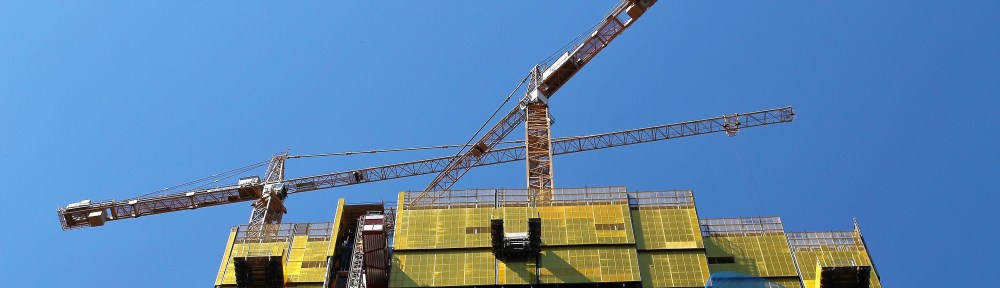 One Bennett Park Two Tower Cranes