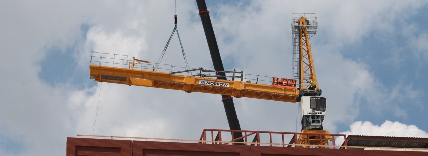 Hayden West Loop tower crane removal