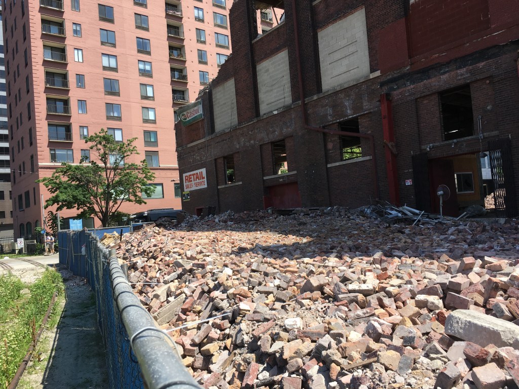 Cassidy Tire demolition 1